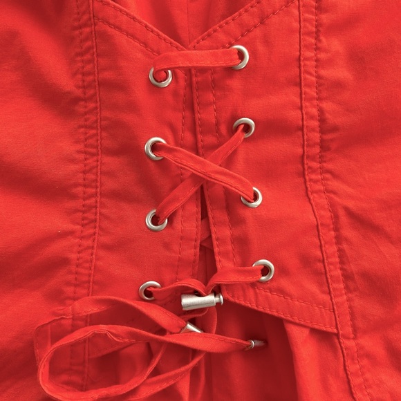 🌼 CONRAD C Collection Vintage Y2k Zip Front Corset Sided Lightweight Jacket, 8 - Picture 4 of 7